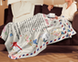 To Mom - Giant Premium Postcard Blanket From Daughter
