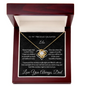 To My Precious Daughter - My Best Chapter - Love Knot Necklace