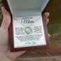 To My Loving Mom - What You Mean To Me - Forever Love Necklace