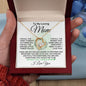 To My Loving Mom - What You Mean To Me - Forever Love Necklace