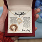 To My Daughter - Promise To Love You - Forever Love Necklace