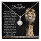 To My Daughter From Dad - Believe In Yourself - Eternal Hope Necklace