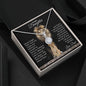 To My Daughter From Dad - I Believe In You - Eternal Hope Necklace