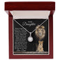 To My Daughter From Dad - Believe In Yourself - Eternal Hope Necklace
