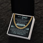 To My Dad - God Chose You - Cuban Link Necklace