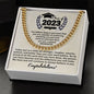 Congrats - Proud Grad - Cuban Link Necklace