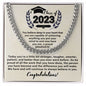 Congrats - Proud Grad - Cuban Link Necklace