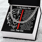 To My Badass Dad - Thankful For You - Cuban Link Necklace