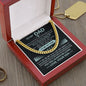 To My Dad - God Chose You - Cuban Link Necklace