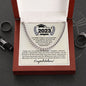 Congrats - Proud Grad - Cuban Link Necklace