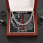 To My Badass Dad - Thankful For You - Cuban Link Necklace