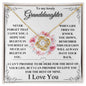 (Almost Sold Out) Lovely Granddaughter - I Love You - Love Knot Necklace