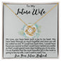 To My Future Wife - A Joy To My Heart - Love Knot Necklace