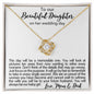 To Our Beautiful Daughter - So Proud Of You - Love Knot Necklace