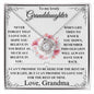 (Almost Sold Out) Lovely Granddaughter - Love Grandma - Love Knot Necklace