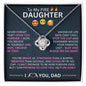 TO MY FIRE DAUGHTER - ON GOD - LOVE KNOT NECKLACE