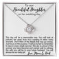 To Our Beautiful Daughter - So Proud Of You - Love Knot Necklace