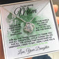 To My Loving Mom - Radiate Love - Love Knot Necklace