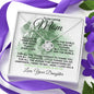 To My Loving Mom - Radiate Love - Love Knot Necklace