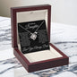 Beloved Daughter - Couldn't Be More Proud - Love Knot Necklace