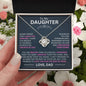 To My Daughter - I Love You Forever - Love Knot Necklace