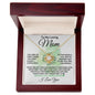 To My Loving Mom - My World - Love Knot Necklace