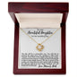 To Our Beautiful Daughter - So Proud Of You - Love Knot Necklace