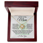 To My Loving Mom - There Is No Me Without You - Love Knot Necklace
