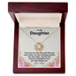 To My Daughter - My Precious - Love Knot Necklace
