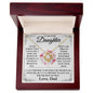 (Almost Sold Out) Lovely Daughter - Love Dad - Love Knot Necklace