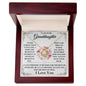 (Almost Sold Out) Lovely Granddaughter - I Love You - Love Knot Necklace