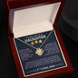 TO MY FIRE DAUGHTER - ON GOD - LOVE KNOT NECKLACE