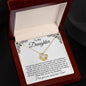 To My Daughter From Dad - Many Reasons To Be Proud - Love Knot Necklace