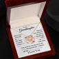 To My Lovely Granddaughter - I Love You - Love Knot Necklace