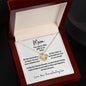 Sorry Mom - Fashionably Late - Love Knot Necklace