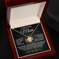 To My Loving Mom - My World - Love Knot Necklace