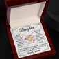 (Almost Sold Out) Lovely Daughter - Love Mom - Love Knot Necklace