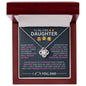 TO MY FIRE DAUGHTER - ON GOD - LOVE KNOT NECKLACE