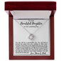 To Our Beautiful Daughter - So Proud Of You - Love Knot Necklace