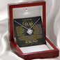Gift for Wife "I Can't Live Without You" Love Knot Necklace