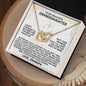 To My Beautiful Granddaughter From Grandpa - Holy Cross - Two Heart Pendant
