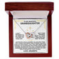 To My Beautiful Granddaughter From Grandpa - Holy Cross - Two Heart Pendant