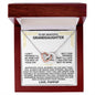 To My Beautiful Granddaughter From POPPOP - Two Heart Pendant