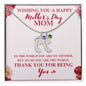Perfect for Mother's Day! Engraved Baby Feet with Birthstone Necklace