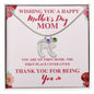 Perfect for Mother's Day! Engraved Baby Feet with Birthstone Necklace