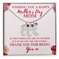 Perfect for Mother's Day! Engraved Baby Feet with Birthstone Necklace