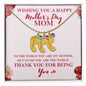 Perfect for Mother's Day! Engraved Baby Feet with Birthstone Necklace