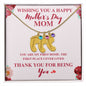 Perfect for Mother's Day! Engraved Baby Feet with Birthstone Necklace