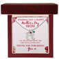 Perfect for Mother's Day! Engraved Baby Feet with Birthstone Necklace
