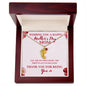 Perfect for Mother's Day! Engraved Baby Feet with Birthstone Necklace